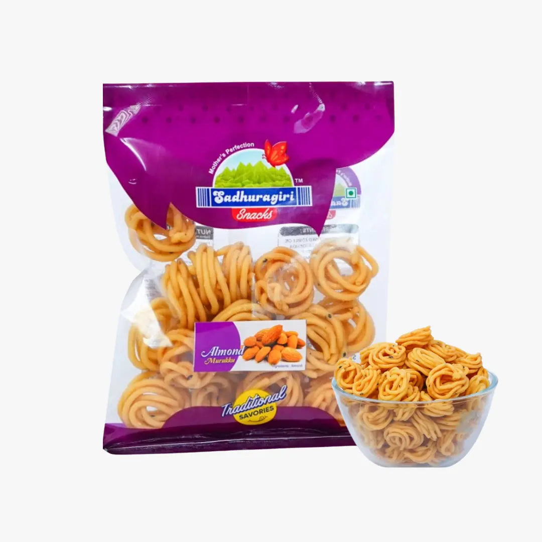 Almond Murukku - 120g (Badam murukku) Sathuragiri