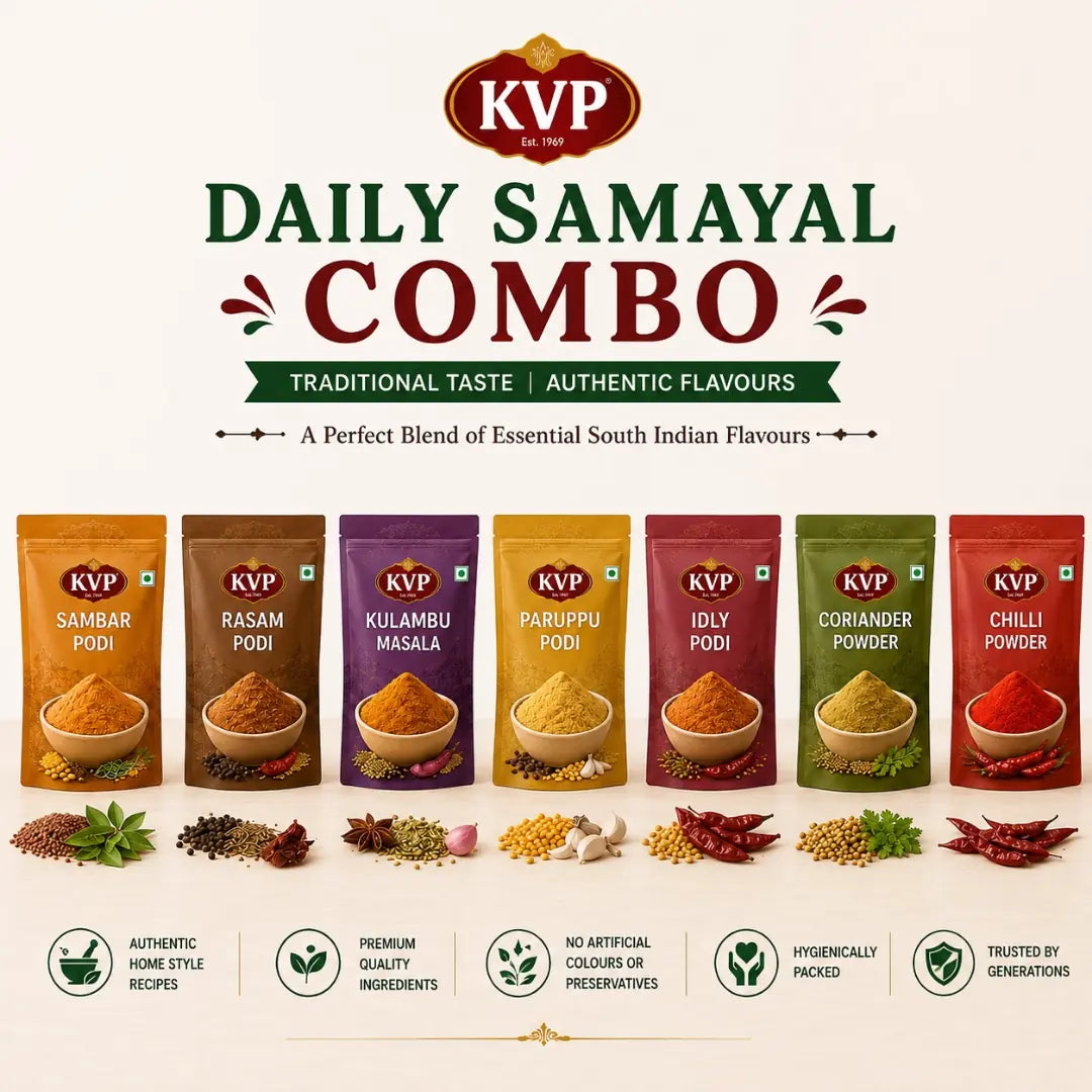 Order Daily Samayal Masalas Combo Online, KVP Kadai