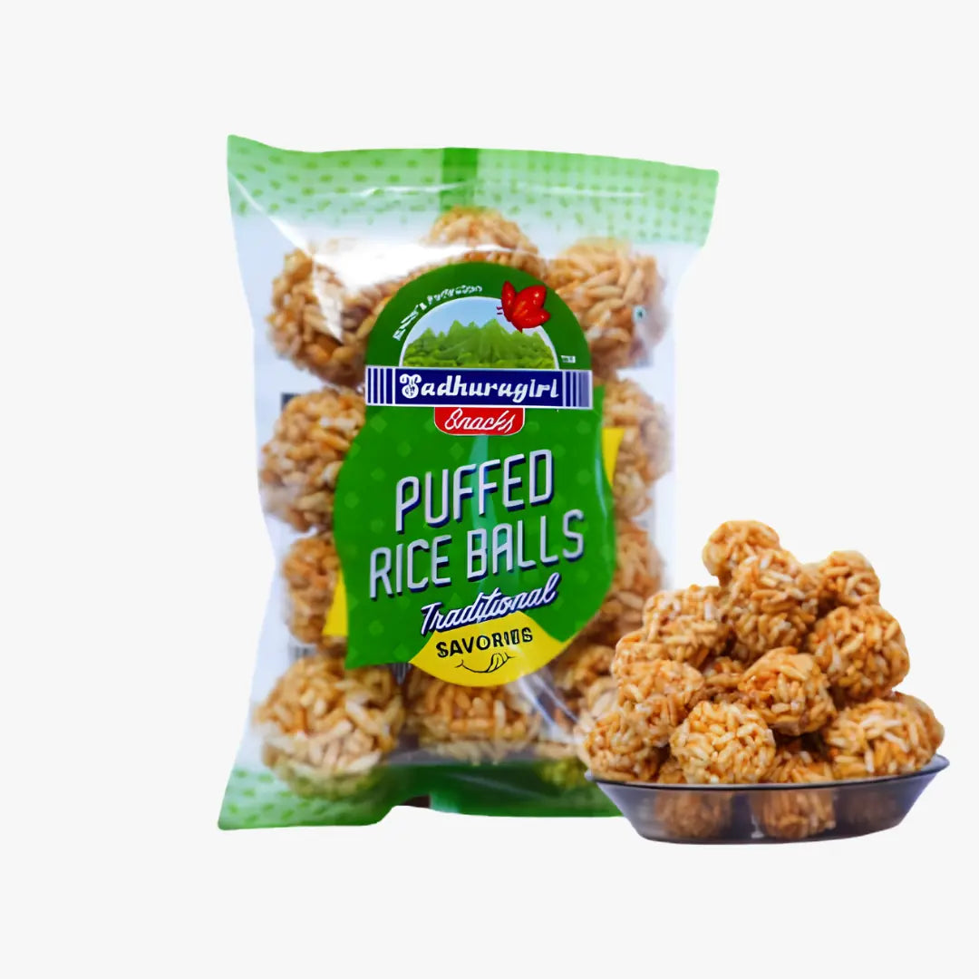 Puffed Rice Balls - Pori Urundai