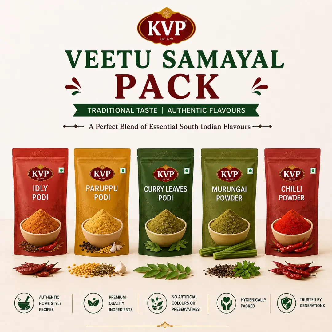 Order Veetu Samayal Podi Pack Online, KVP Kadai