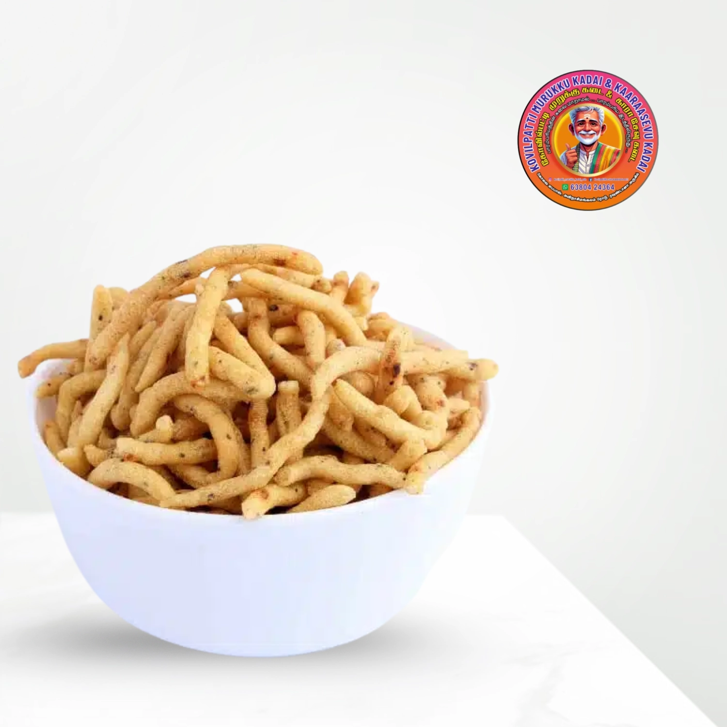 Kaara Sevu | கார சேவு – 250g – Mittai Kadai Sattur (Since 100 Years)