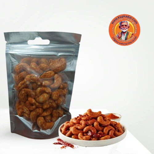 Roasted Cashew Hot Red chilli | வறுத்த முந்திரி – கார சில்லி சுவை- 50g