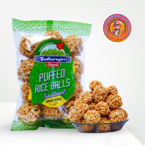 Puffed Rice Balls | Pori Urundai