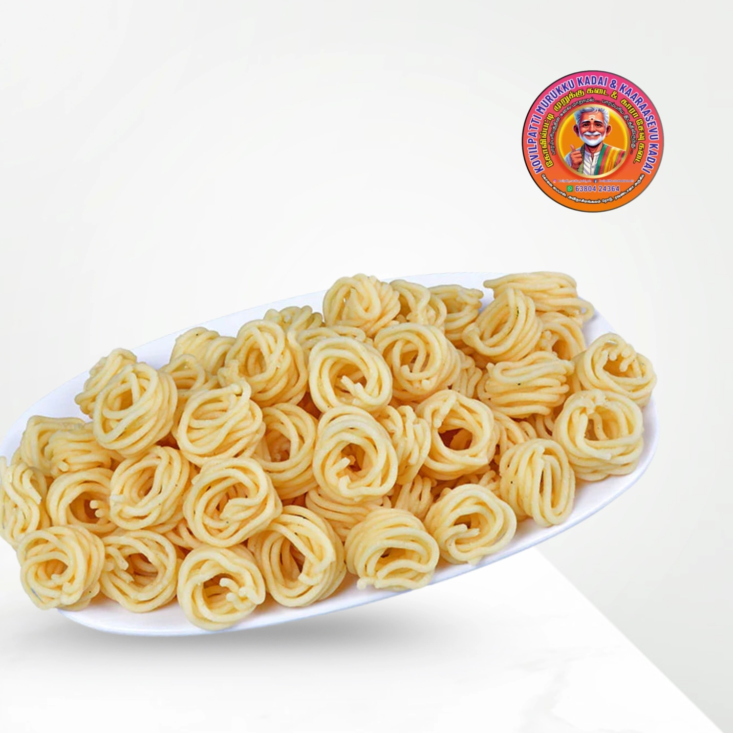 Butter Murukku | பட்டர் முறுக்கு – 250g – BG Naidu