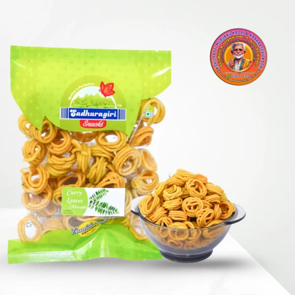Curry Leaves Murukku | கருவேப்பிலை முறுக்கு – 120g – Sathuragiri