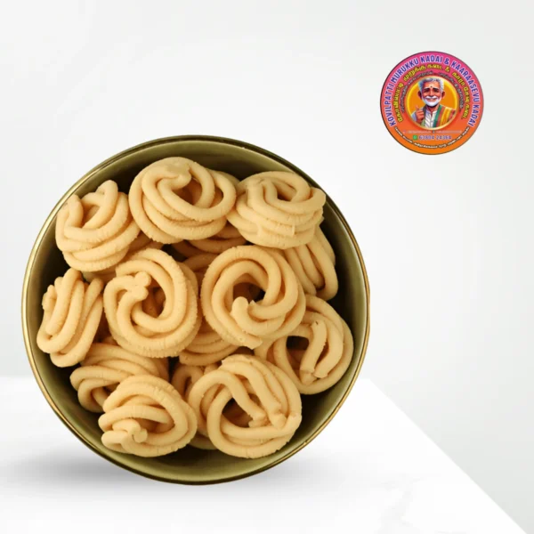 Garlic Murukku | நயம் மற்றும் சுவையான பூண்டு முறுக்கு – 250g – Shanmuga Nadar