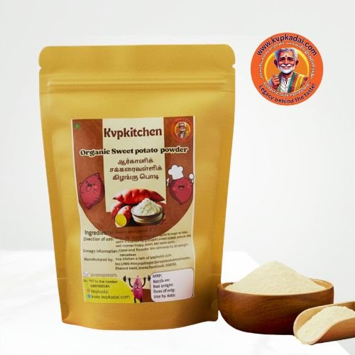 Organic Sweet Potato Powder | சர்க்கரைவள்ளி பொடி – 200g – KVPKITCHEN